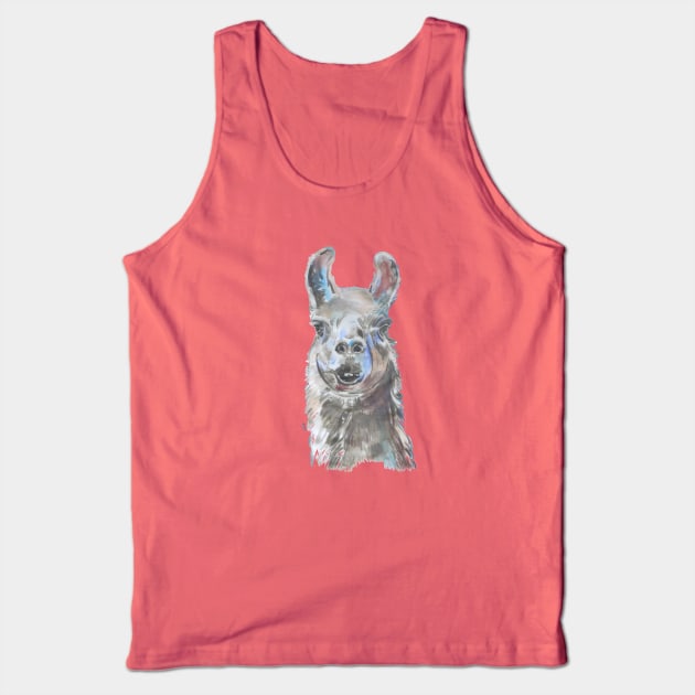 Alpaca Tank Top by FanitsaArt